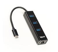Hub USB 3 Puertos iggual IGG317709 Negro