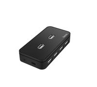 Hub USB, 7 puertos, USB 2.0, 480 Mbps, con cable e interruptor