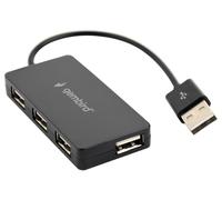 HUB, USB-A A 4XUSB-A, NEGRO; UHB-U2P4-04 (GEMBIRD) Cantidad X 1