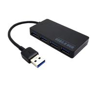 Hub USB - Adaptador USB 3.0 ultra delgado | Dock para PC portátil, para ordenador portátil, teléfono, disco duro, consola de cámara, teclado y ratón, ordenador de sobremesa
