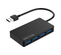 Hub USB Adaptador USB 3.0 Ultra Delgado | Transferencia Rápida PC Concentrador Multipuerto Para Teléfono Unidad Portátil Impresora Teclado Consola Cámara Ratón