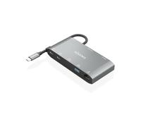 Hub USB - AISENS - ASUC-8P010-GR - 8 puertos - Gris - Compacto y portátil