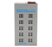 Hub USB Alimentado HD 75 20D, Divisor de concentrador Inteligente USB de 20 Puertos, estación de Carga Multifuncional con Ventilador de refrigeración silencioso, diseño de Entrada