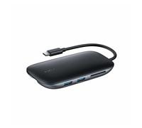 Hub usb aukey cb-c71 negro 100 w