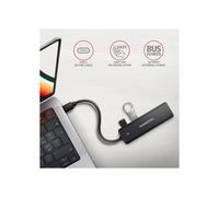 Travel Hub AXAGON HUE-C1C 4x USB3.2 Gen 1 USB-C power IN, w, Type-C - 20cm