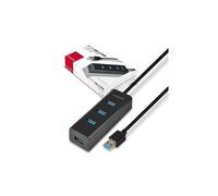 Hub USB - AXAGON - HUE-S2BL - 4 Puertos - USB 3.0 - Alimentación Externa