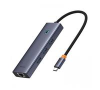 Hub USB Baseus Negro Gris (1 Unidad)