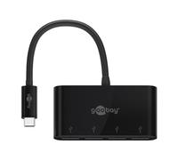 Hub USB-C 3.0 con 4 puertos USB-A [Goobay]