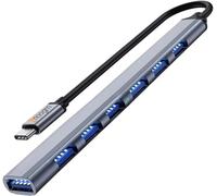 Hub USB C 3.0, concentrador multipuerto USB C para MacBook Pro, adaptador de 7 puertos USB C a USB compatible con iPhone 15, Samsung Galaxy S23, iPad Pro, Chromebook, Pixelbook, Dell XPS, laptop, etc