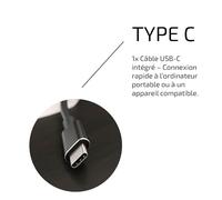 Hub USB-C 3.2 4 en 1 con Ethernet - Adaptador multipuerto con 1 RJ45, 2 x USB-A 3.2, 1 x USB-C - Compatible con MacBook, Windows, Linux, Chromebook