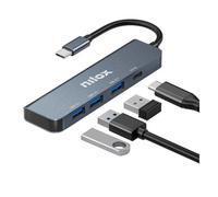 Nilox Hub USB-C 3x USB 3.0 y 1x USB-C