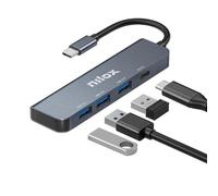 Nilox Hub USB-C 3x USB 3.0 y 1x USB-C