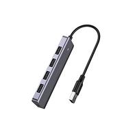 Hub USB C 4 USB tipo C a USB 3.0 Adaptador divisor de concentrador USB Adaptador divisor de concentrador (Color: interfaz USB)