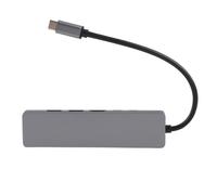 Hub USB C 6 en 1, estación de acoplamiento USB C de transferencia de datos súper rápida con HDMI 4K, puerto de carga PD de 87 W, puertos Ethernet