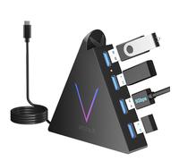 Hub USB C a USB de 4 puertos, JoyReken Tipo C a USB Adaptador con 4 puertos USB 3.0, Thunderbolt 3 a Multiport USB 3.0 Hub, para MacBook, Mac Pro/Mini, iMac, Ps4, PS5, Surface Pro, Flash Drive