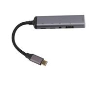 Hub USB C, Adaptador Divisor USB C Multipuerto 5 en 1, Expansor de Dongle de Concentrador USB, PD Tipo A 100W, Conector para Auriculares de 3,5 Mm, para PC Portátil,Teléfono