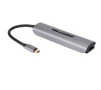 Hub USB C Adaptador HDMI VGA Estación de acoplamiento Salida dual Transferencia de datos de súper velocidad Hub tipo C para reemplazo de pantalla