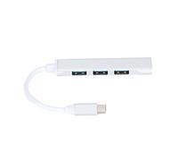 Hub USB C, Adaptador Multipuerto USB 4 Puertos Typec A USB 2,0/3,0 Plug and Play Hub USB-C Hub De Carga USB C Adaptador De Viaje para Ordenador Portátil
