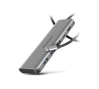 Hub USB-C - AXAGON - HMC-5H - 3 puertos USB-A - 1 puerto HDMI 4K - PD 100W - Plata
