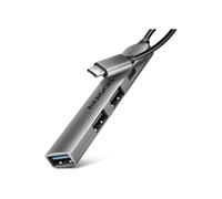 Hub USB-C - AXAGON - HUE-STC - Gris - Alto rendimiento - Diseño moderno para gaming