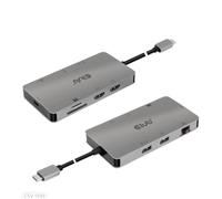 Hub USB-C CLUB3D CSV-1593 8 Puertos HDMI x2 Gigabit Ethernet Metálico Plug and Play