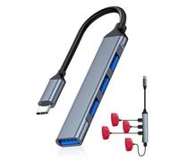 Hub USB C con 4 puertos para MagicBand +, adaptador 4 en 1 tipo C a USB A 3.0, compatible con MagicBand Plus, accesorios de Disneyland Magic Band Disney World Essentials