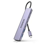 Hub USB C de 10 Gbps, adaptador de datos multipuerto USB 3.2 de 4 puertos para laptop, 1 puerto de carga de paso tipo C, 2 divisores USB 2.0 a USB- C, compatible con MacBook iPad Pro Surface Pro, XPS