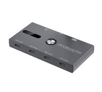 Hub USB-C de 6 puertos y 10 Gbps, divisor USB-C 3.2 Gen2 para PC y portátiles.