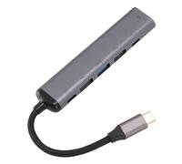 Hub USB C, Divisor USB C a HDMI 6 en 1, Expansor de Adaptador Multipuerto USB, Dongle de Concentrador USB, 100W PD, 4K 60Hz HD, para PC Portátil de Escritorio, Teléfono, Tableta