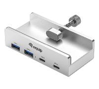 HUB USB-C EQUIP 128967 A 2xUSB-A 2xUSB-C CLIP AJUSTABLE