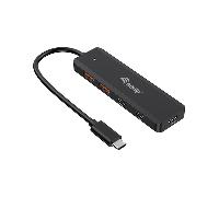 Hub Equip 4 puertos USB 3.2 Gen 2 10 Gbps modelo 128966 negro compacto