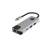 Hub USB-C - FORCE POWER - Multi puertos 7-en-1 - PD 100W - HDMI 4K@60Hz - Ethernet Gigabit