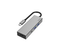 Hub USB-C - Hama - 200107 - 4 Puertos - 5 Gbps - Soporte USB PD