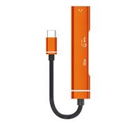 Hub USB C Multiusos con Puerto para Auriculares de 3, 5 mm, Carga rápida de 60 W e Intercambio rápido de Archivos para Marcas de Dispositivos Inteligentes USB C para Air