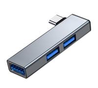 Hub USB C para laptop, VIENON de aluminio USB C a USB 3.0 Hub 3 puertos, extensión USB inalámbrica portátil para MacBook Pro/Air y más