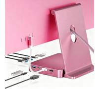 Hub USB C para Mac de 24 pulgadas 2021/2023/2024, concentrador USB iMac 7 en 1 con USB A/C 3.2 10Gbps, SD/TF, HDMI iMacM1 M3 M4 accesorios de base