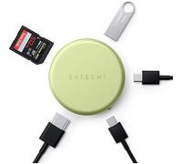Hub USB-C Satechi OntheGo 5 Puertos HDMI SD Verde para MacBook