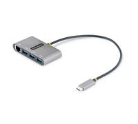Hub USB-C - Startech - HB30C3A1GEA2 - 4 Puertos - 10 Gbit/s - Compatible con Linux
