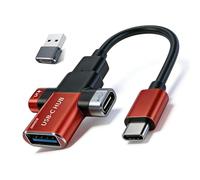 Hub USB C, transmisión de datos multipuerto USB para laptop de carga de 60 W, adaptador USB C a USB, compatible con Mac Pro, iMac, Chromebook, Surface Pro, XPS, expansión de transmisión en vivo de red
