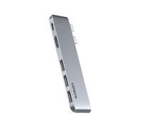 Hub USB-C Ugreen 60559 HDMI 4K 3x USB 3.0 Thunderbolt Plata Plug & Play