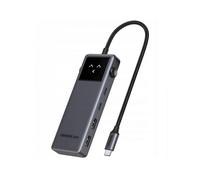 Hub USB-C Ugreen CM888 Uno 6 en 1 PD 85W HDMI 10Gbps Gris