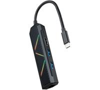 HUB USB-C - USB-C / 2x USB-A / HDMI / RJ45 - Nanocable