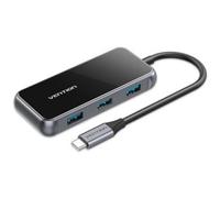 Hub USB-C Vention 5 puertos 5Gbps modelo TFDHB con PD 87W Gris