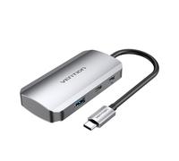 Hub USB Tipo-C Vention TNDHB/ 3xUSB/ 1xUSB Tipo-C/ 1xUSB Tipo-C PD