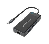 HUB USB Conceptronic 7-in-1 USB-C 3.2 > 3x USB-A 3.0 + 2x HDMI + Gigabit + USB-C (PD100W)