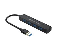 Hub USB Conceptronic C4PUSB3 Negro