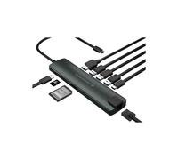 ADAPTADOR USB-C 9EN1 CONCEPTRONIC DONN06 HDMI USB-C PD USB 3.0 SD MICROSD RJ45