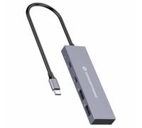 Hub USB Conceptronic HUBBIES13G Gris