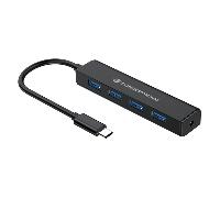 HUB USB CONCEPTRONIC USB-C A 4 PUERTOS TIPO A USB 3.1