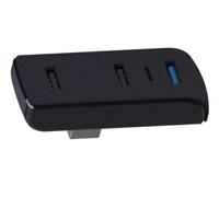 Hub USB de 4 puertos | 3 puertos USB y un conector tipo C | Adaptador de extensión divisor USB para guantera para Tesla Model 3 (2024-2025)/Model Y (2021-2025)